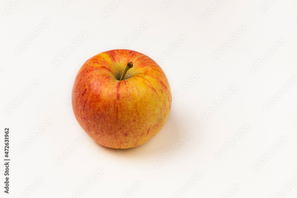 red ripe juicy apples on white red ripe juicy apples on white