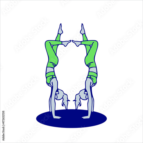 Women Yoga Bodygoal Vector Design