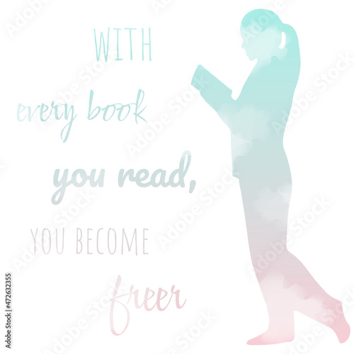 read books reading library reader librarian book background card sign text