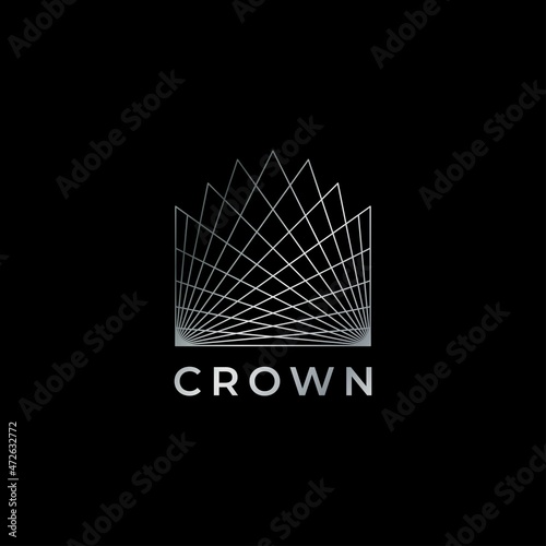 Luxury Crown logo design inspiration vector template