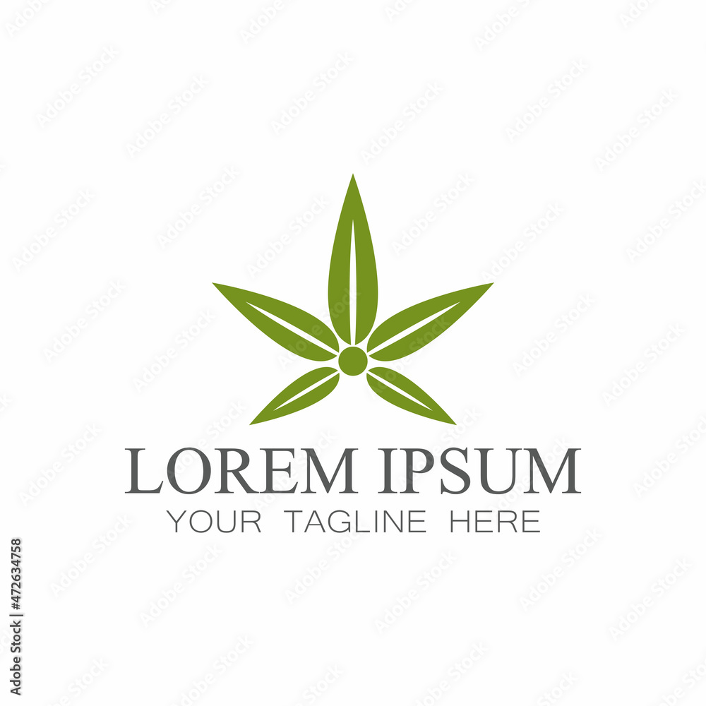 Leaf icon Vector Illustration design Logo template Leaf icon Vector Illustration design Logo template
