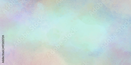 Abstract painted colorful watercolor background - pastel pink, violet, blue colors