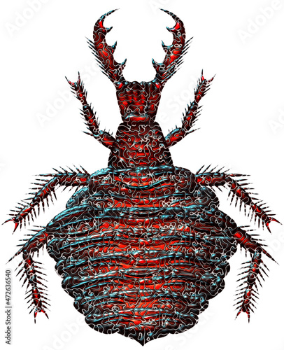 Antlion larva design.