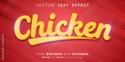 Creative Text effect, Editable three dimension text style