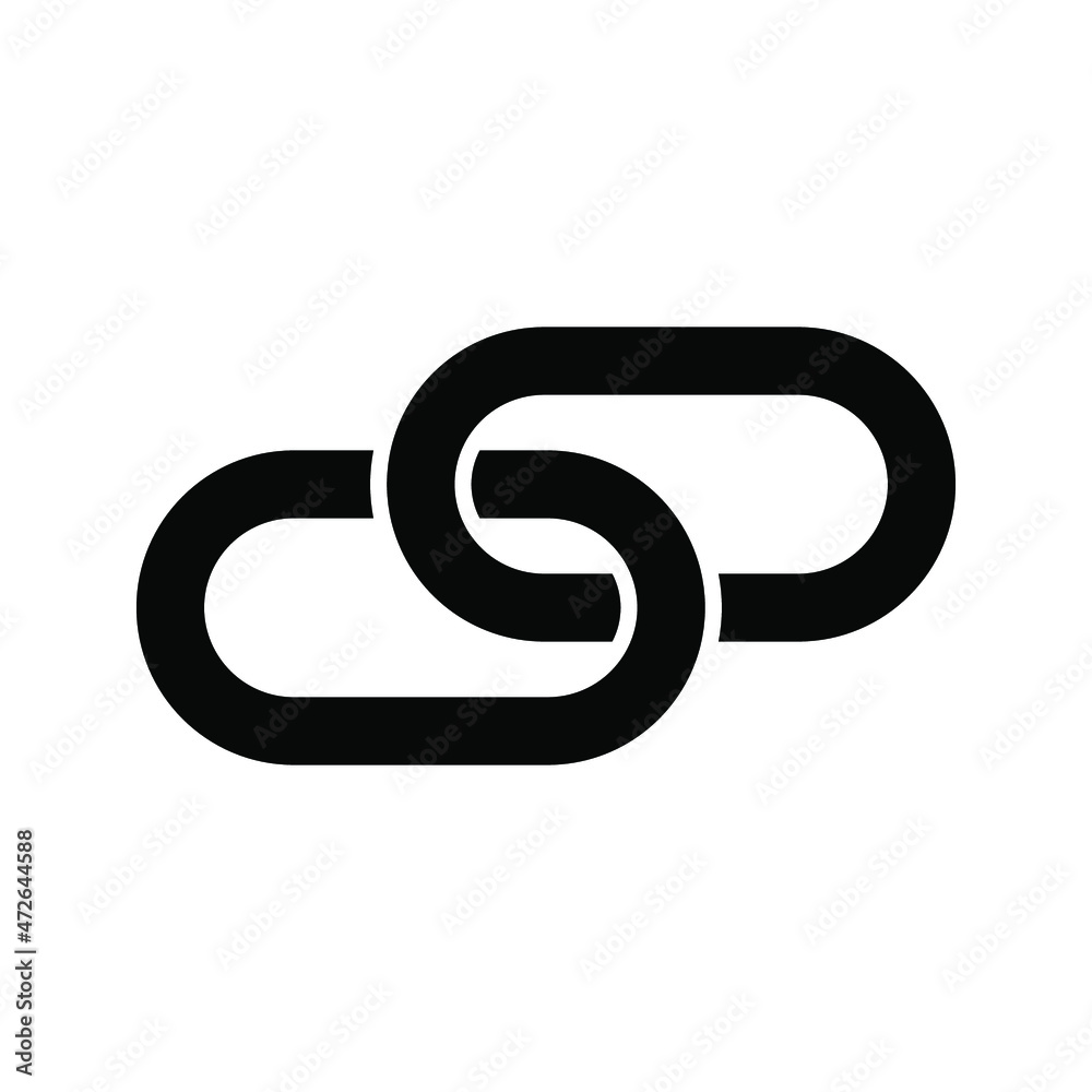 chain link icon.- Link sign. Vector illustration chain link icon.- Link sign. Vector illustration