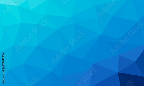 Fond abstrait dégradé bleu foncé en forme géométrique