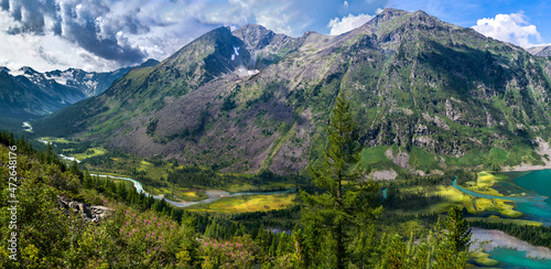 landscape in the mountains