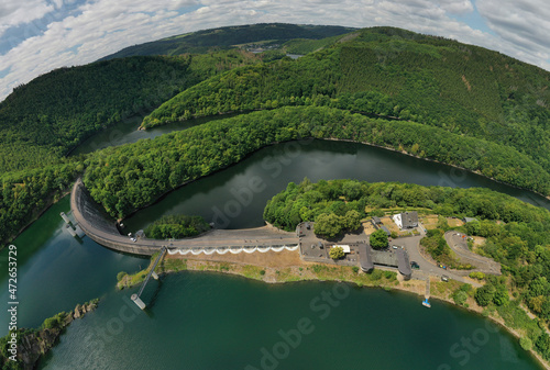 Urfttal Panoramaluftbild Urft Eifel Luftaufnahme photo