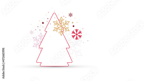 albero di natale, neve, cristalli, natale	