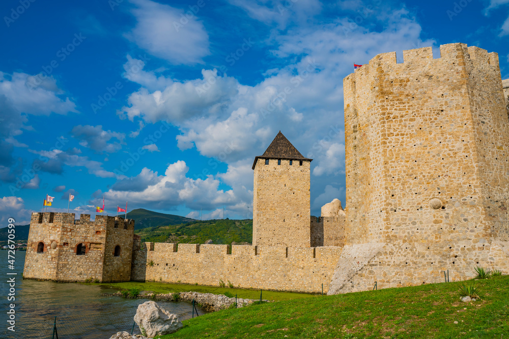 Golubac fortress in Serbia