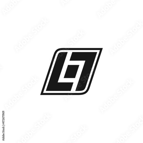 Initial B logo vector block template