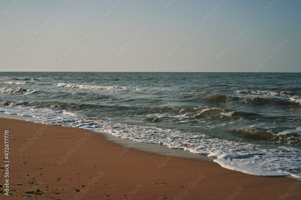 Waves beach sand landscape ocean summer travel Waves beach sand landscape ocean summer travel