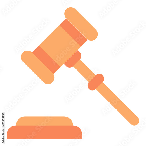 gavel flat icon