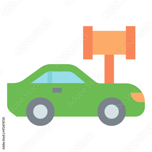 car flat icon