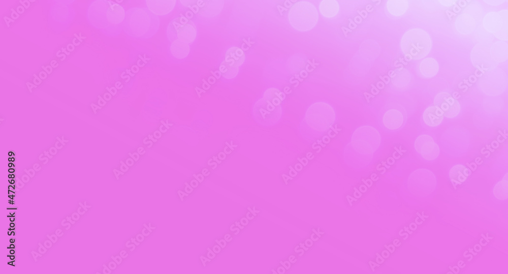 Angular bokeh effect: bright, shimmering pink
