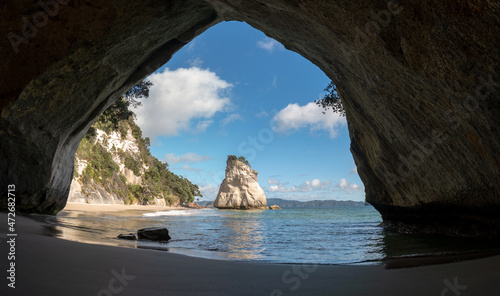 Cathedral Cove at Coromandel peninsula. New Zealand, North Island.
