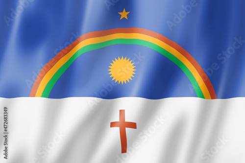 Pernambuco state flag, Brazil photo