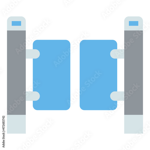 turnstile flat icon
