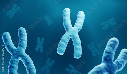 Chromosomes, Human genome concept © Artur