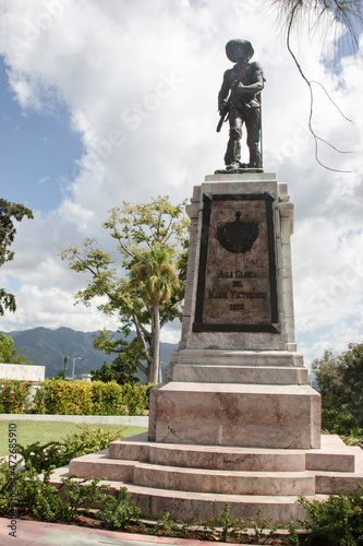 Photography Monument to the Cuban and American soldiers who fought on San Juan Hill to liberate Cuba from Spain