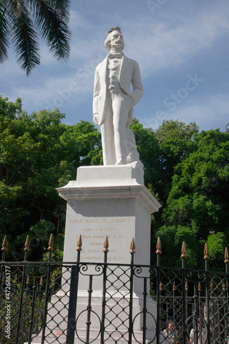 Cespedes was a landowner and revolutionary in Cuba who freed his slaves in 1868 and declared Cuban independence which lead to the Ten Year's War. photo