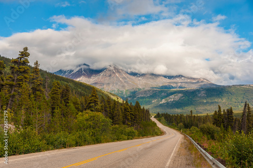 Canada, British Columbia. View of Klondike Highway. photo
