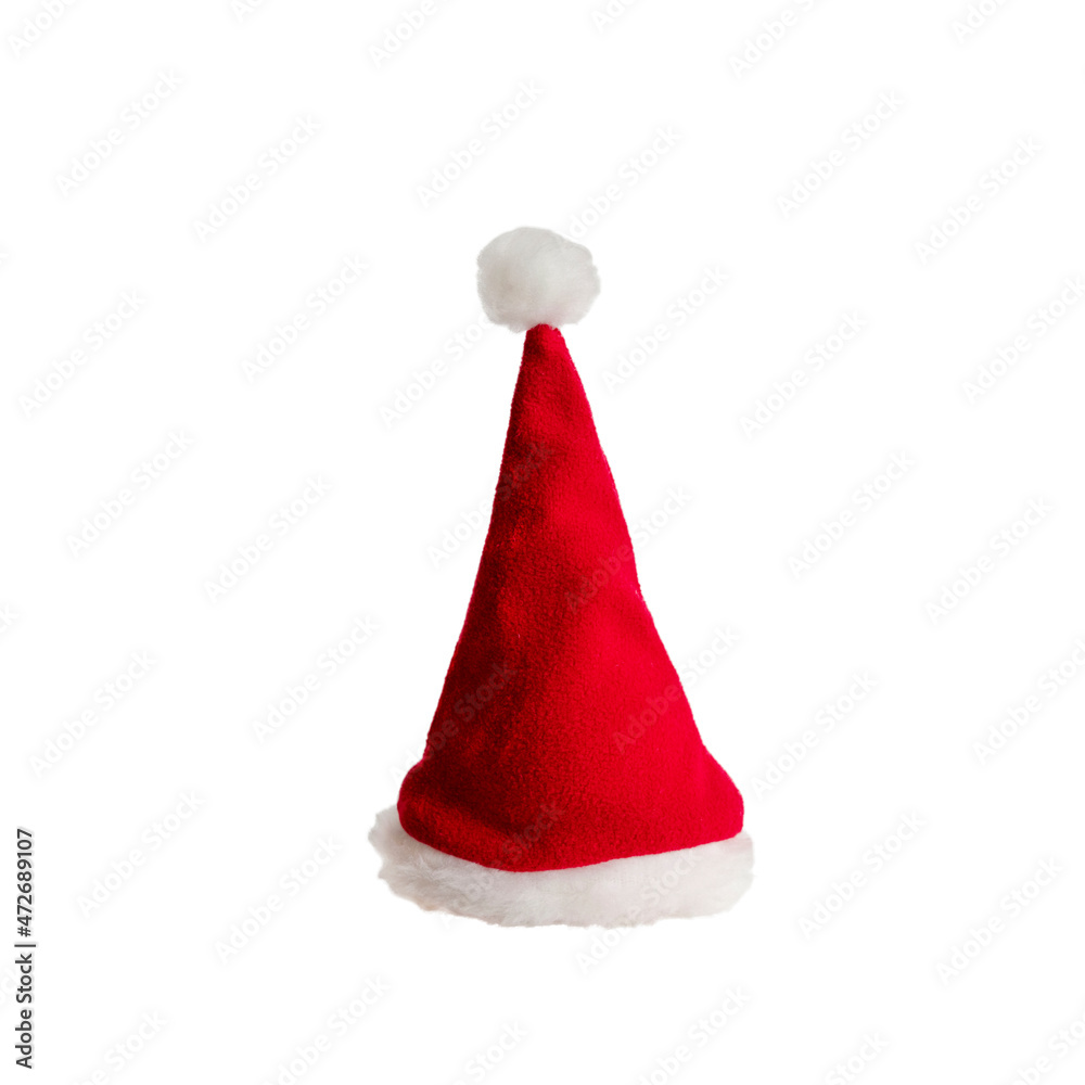 Santa claus hat isolated on white background. Santa claus hat isolated on white background.
