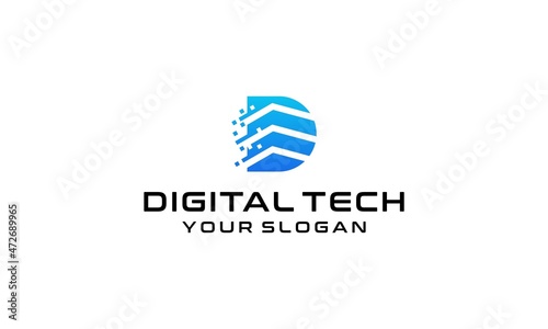 Initials included in the concept of digital technology