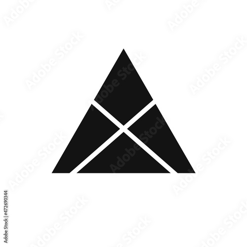 Do not bleach icon, vector illustration, flat design