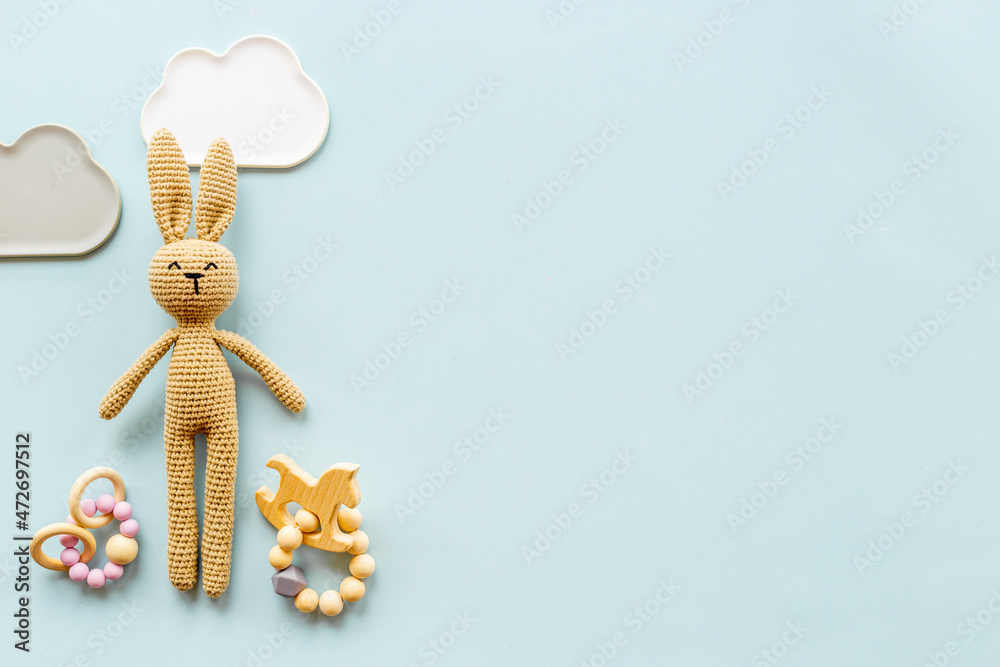 Baby accessories and toy rabbit for newborn baby Baby accessories and toy rabbit for newborn baby