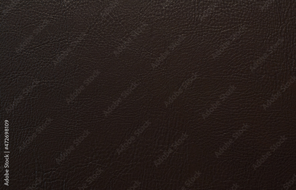 brown artificial leather with waves and folds on PVC base brown artificial leather with waves and folds on PVC base