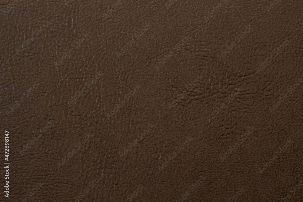 brown artificial leather with waves and folds on PVC base brown artificial leather with waves and folds on PVC base