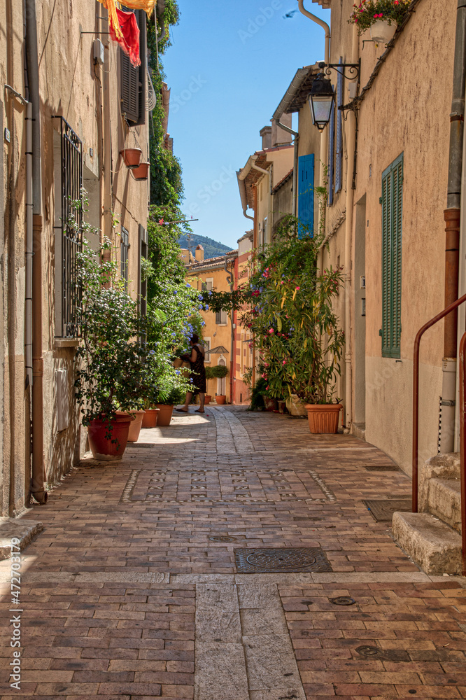 France, Provence. Street scene.