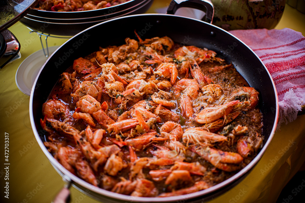 camarones a la diabla, platillos guerrerenses