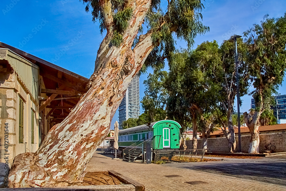 Telaviv, Israel November 11, 2021 On HaTachana Compound, it is