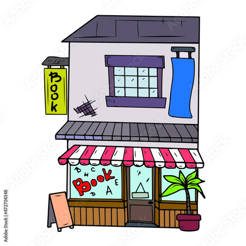 Vector design of children's buildings for social network games,stickers,banners,postcards