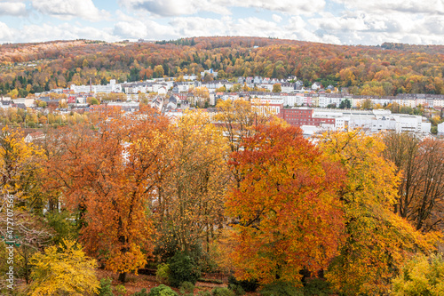 Blick vom Botanischen Garten nach Wuppertal Barmen