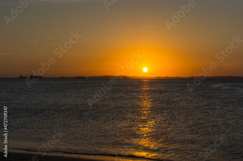 Beautiful sunset seen at Salvador - Salvador, Bahia, Brazil © Bernard Barroso