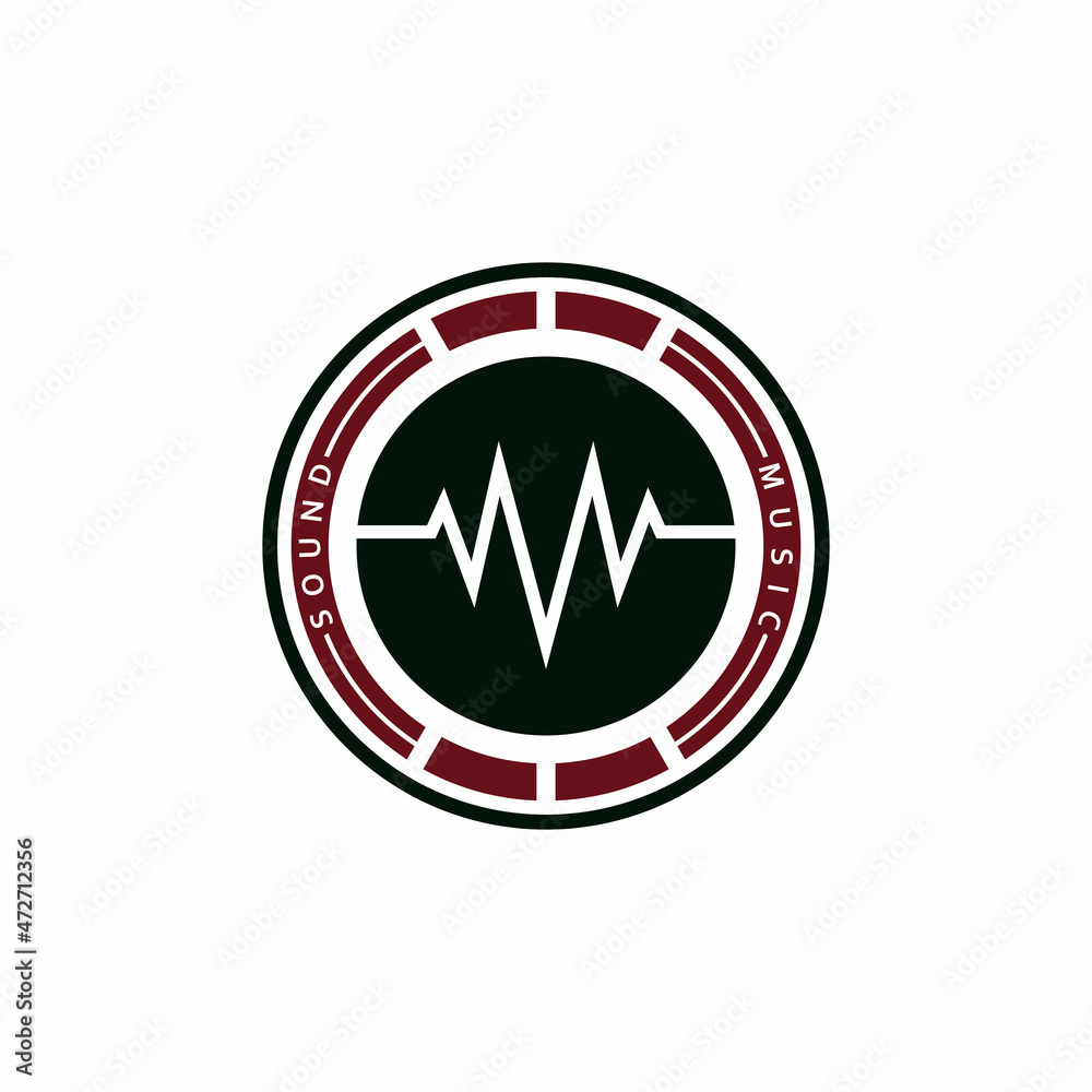 Music Equalizer Sound Waveform Logo With Initials Letter M Design Inspiration Music Equalizer Sound Waveform Logo With Initials Letter M Design Inspiration