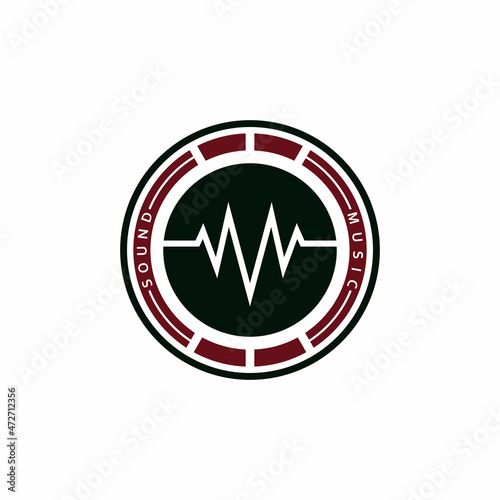 Music Equalizer Sound Waveform Logo With Initials Letter M Design Inspiration