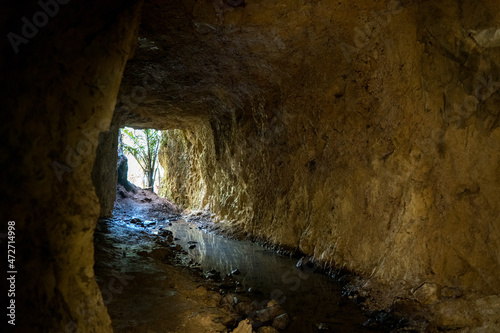 Historic rail tunnel  Te Aroha Mountain Gold Mining Walking Track  New Zealand