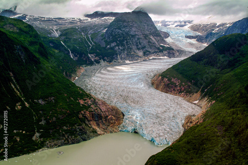 Tableau sur toile Hubbard  Glacier on Alaska