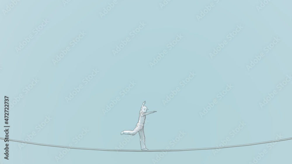 Konstfotografi EQUILIBRISTA