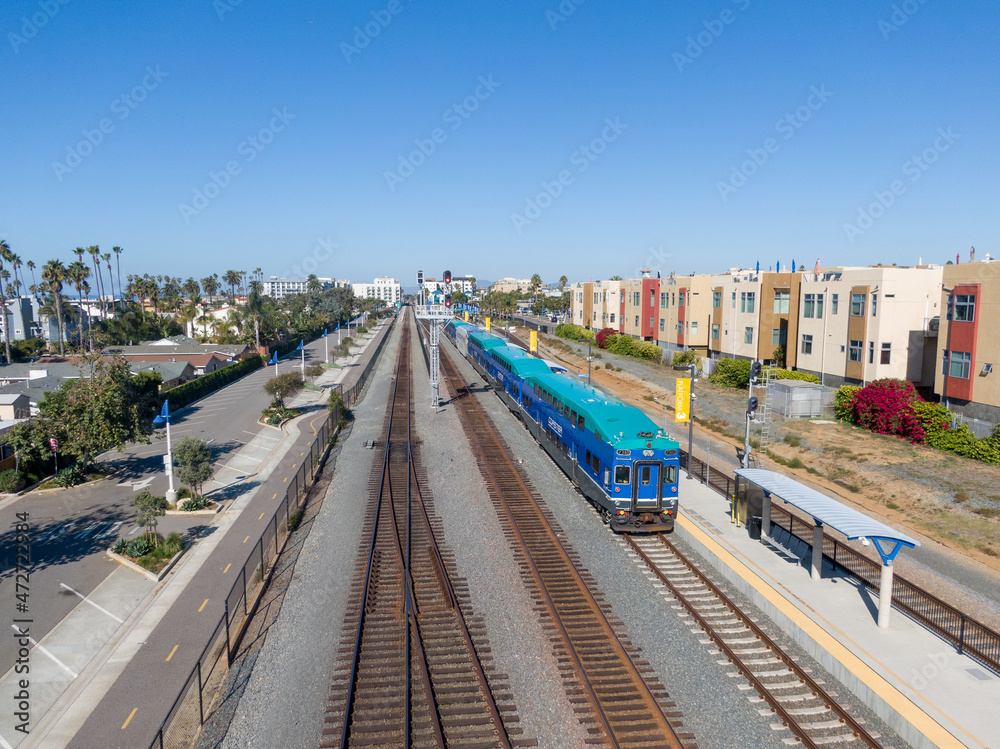 Commuter Rail in Oceanside California Commuter Rail in Oceanside California