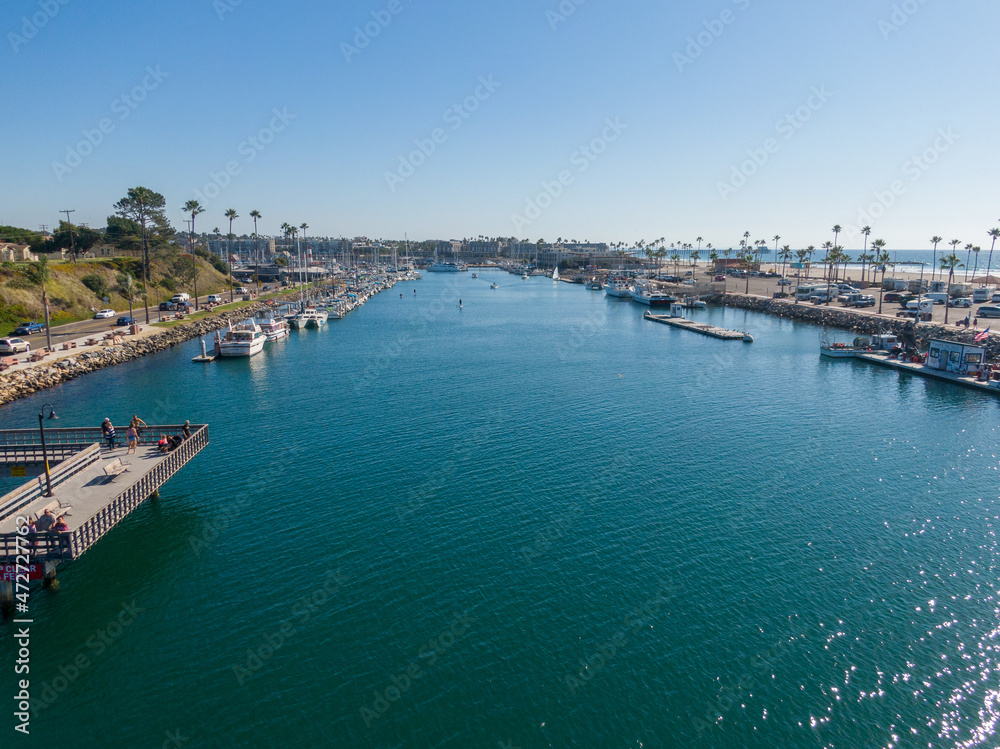 Fototapeta premium Various Oceanside California By Drone