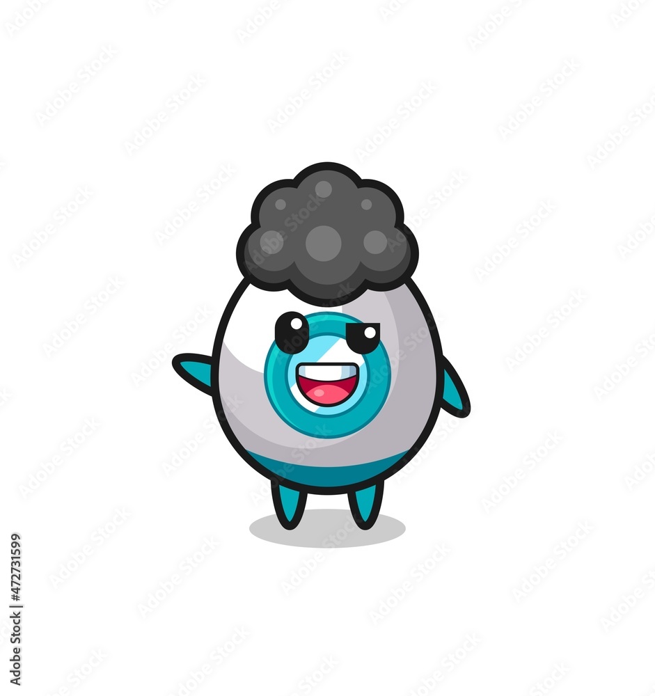 rocket character as the afro boy