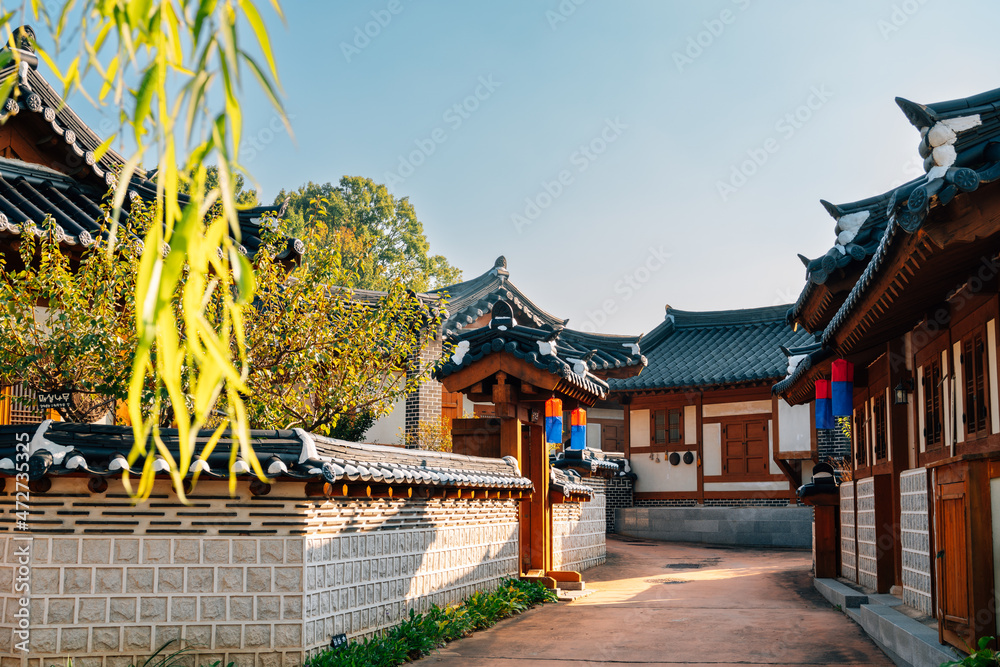 Gongju Hanok Village traditional house in Gongju, Korea