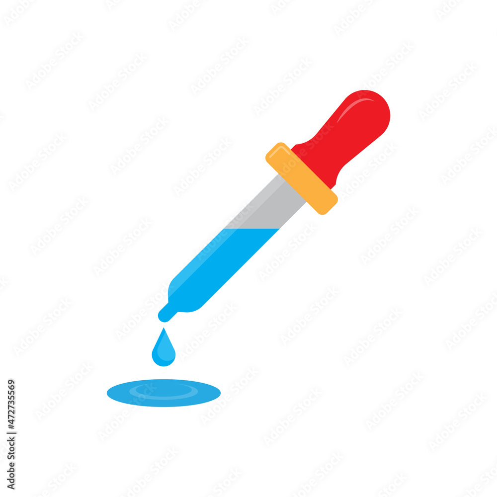 Dropper icon design isolated on white background
