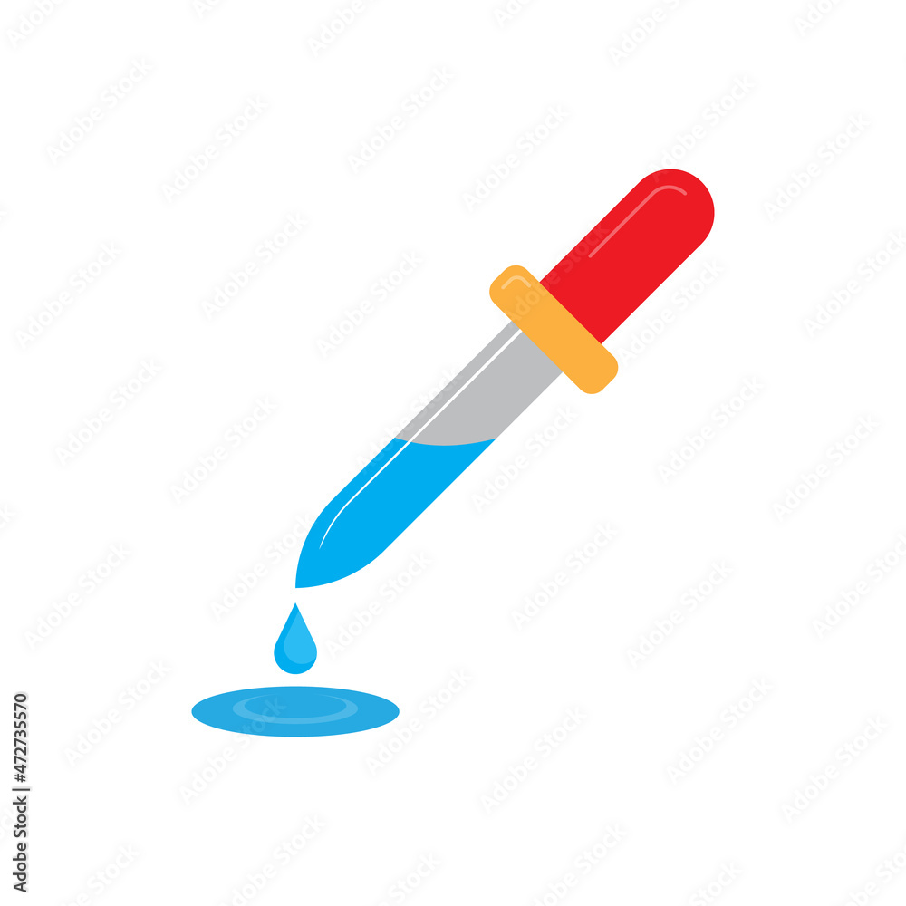 Dropper icon design isolated on white background