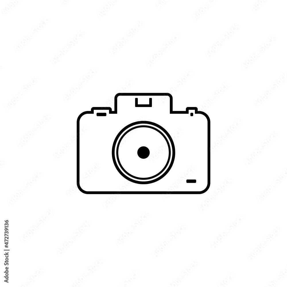 Camera icon vector